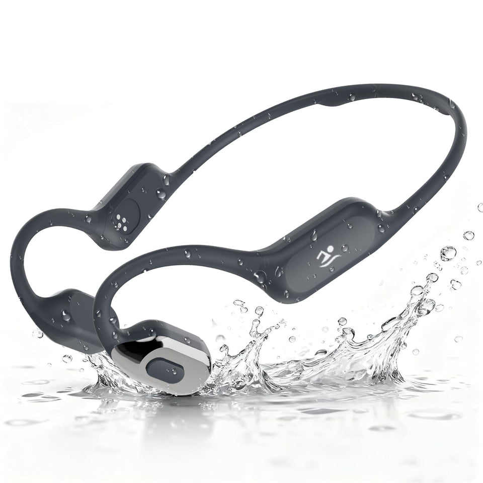Opinta front angle showing waterproof design and swim-ready fit for safer workouts