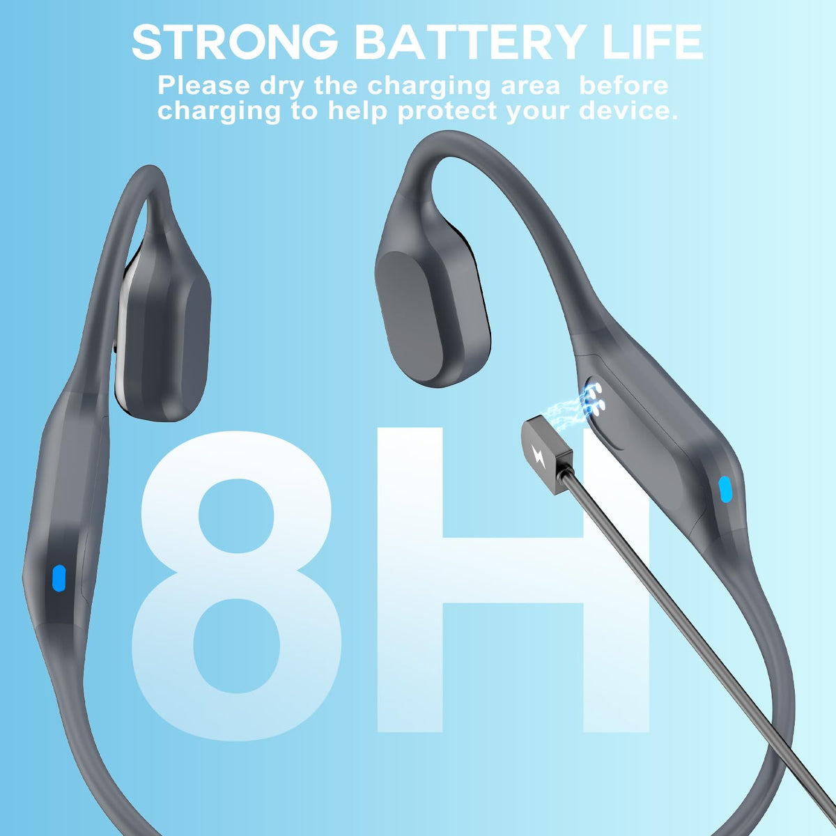 Opinta next to water bottle showing compact size and easy portability