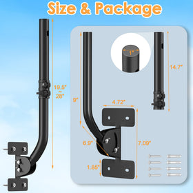 OPKING rust-resistant coating supports durable outdoor mounting.