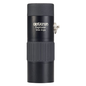 Opticron Explorer WA ED-R 8x32 retractable eyecup adjusts eye position.