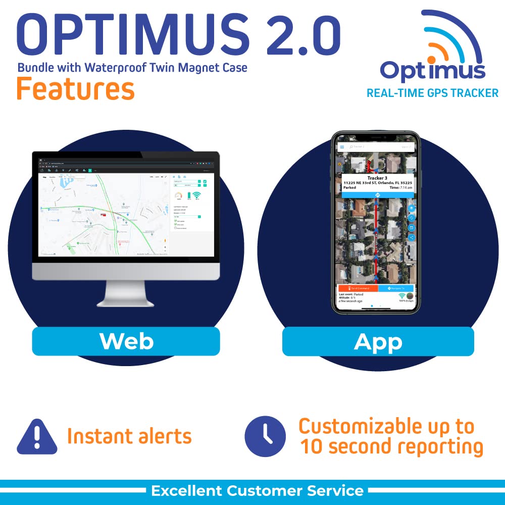 OPTIMUS GPS signal limits in metal interiors; avoid enclosed spaces.