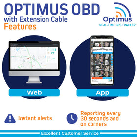 Optimus speed alerts notify when speeding is detected