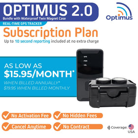 OPTIMUS real-time tracking via 4G LTE for live location updates.