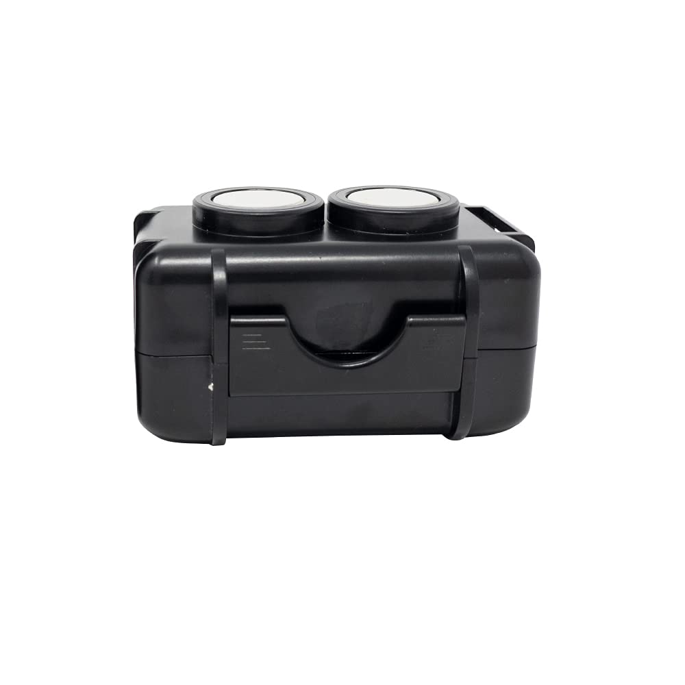 Optimus Waterproof Twin Magnetic Case 2.0 mounted on a metal surface for secure hold at speed.