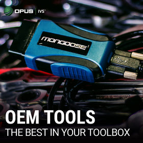 Opus IVS Mongoose-Plus immobilizer and key registration support for secure access.
