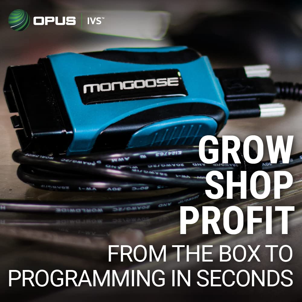 Opus IVS Mongoose-Plus detachable USB cable for easy field replacement.