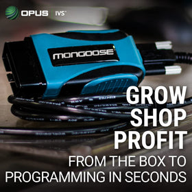 Opus IVS Mongoose-Plus detachable USB cable for easy field replacement.
