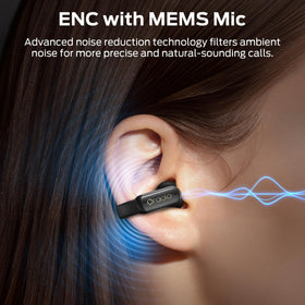 Oraolo ENC technology improves call clarity in busy environments.