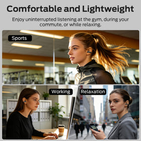Oraolo charging a case provides up to 32 hours of total battery life.