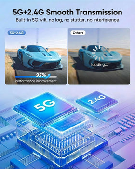 Oravins next to credit card showing small form factor for easy transport