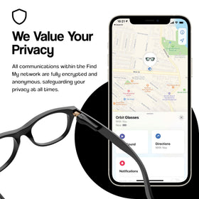 ORBIT location shown on iPhone Find My map offering easy tracking