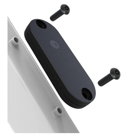 ORBIT Velo battery compartment open to show replaceable battery for long-life benefit
