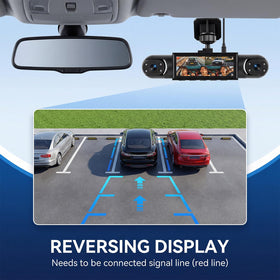 Orderich 3.16-inch screen display showing four-view split for situational awareness benefit