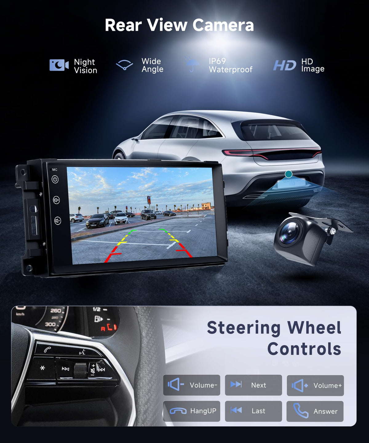 Orderich AHD reversing camera improves rear visibility during parking