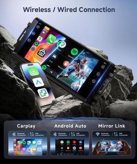 Orderich GPS navigation with offline maps and built-in WiFi connectivity