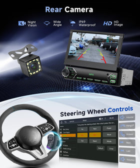 Orderich Bluetooth with FM radio and EQ for personalized sound