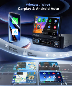 Orderich wireless CarPlay and Android Auto integration for effortless connectivity