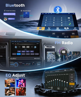 Orderich FM radio with 18 presets offering real-time traffic updates