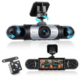Orderich front camera overview showing wide coverage and clear daytime recording benefit