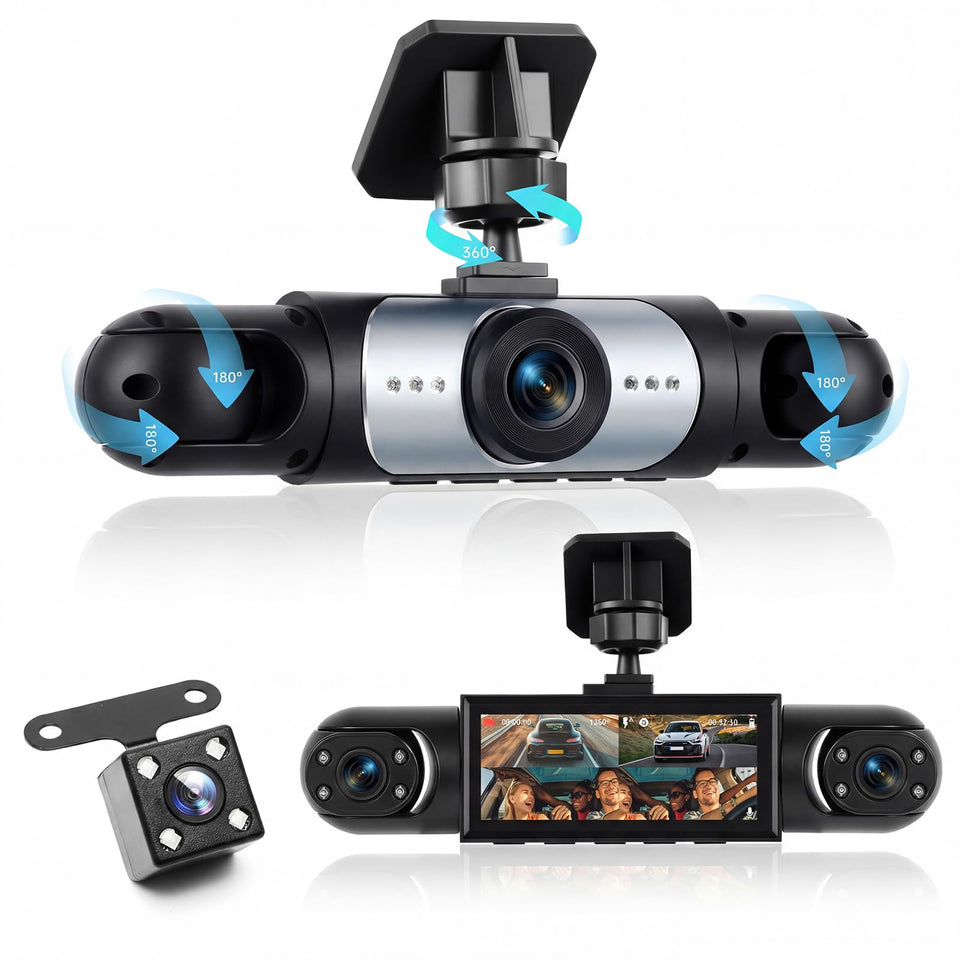 Orderich front camera overview showing wide coverage and clear daytime recording benefit
