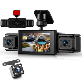 Orderich front camera mounted on windshield showing clear road benefit