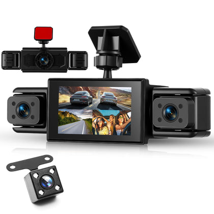 Orderich front camera mounted on windshield showing clear road benefit