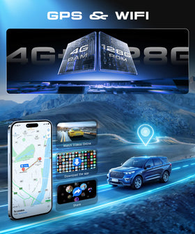 Orderich built-in GPS with WiFi for online and offline maps.