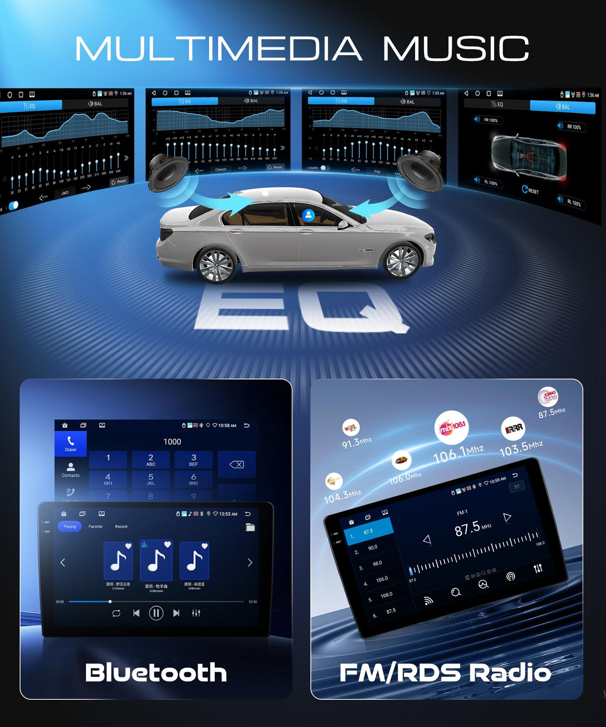 Orderich Incell screen with quick app switch for easier access.