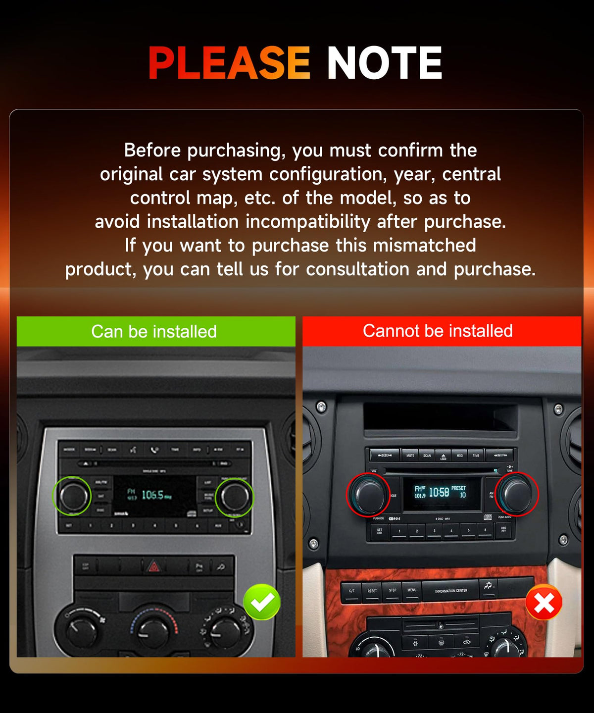 Orderich navigation map on Jeep Wrangler JK display with GPS guidance