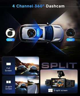 Orderich rear camera attached to trunk providing backup visibility benefit