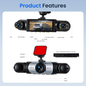 Orderich reverse camera guidelines displayed demonstrating parking assistance benefit