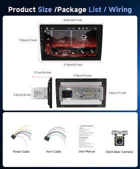 Orderich USB charging and media input keeps devices powered and ready.