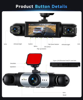 Orderich wiring harness and connectors for continuous 24/7 parking monitoring