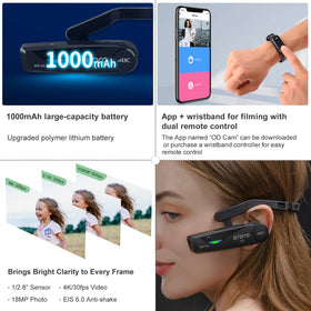 ORDRO EP6 Plus app-link via OD Cam enables real-time preview and easy sharing.