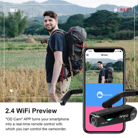 ORDRO EP6 Plus tripod-ready base supports stable shooting with standard mount.