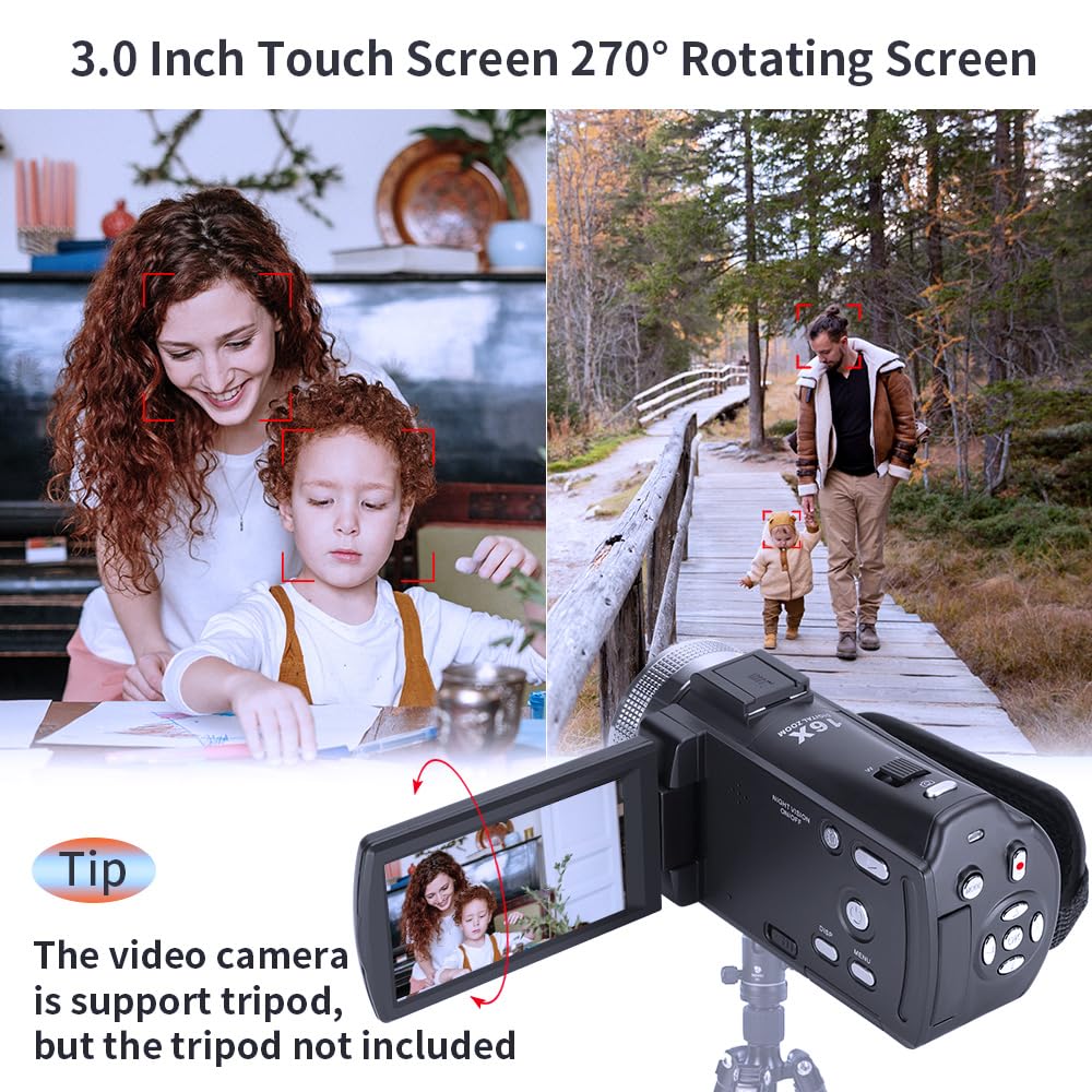ORDRO HDV-V12 compact design fits easily in bags for on-the-go filming.