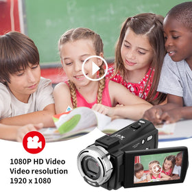ORDRO HDV-V12 includes a 16GB memory card for immediate recording.