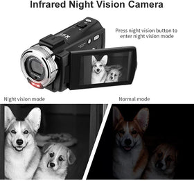 ORDRO HDV-V12 night vision on demonstrates reliable low-light recording capabilities.