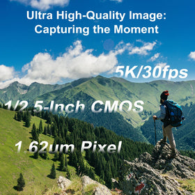 ORDRO M3 flip-screen for easy portrait or landscape framing