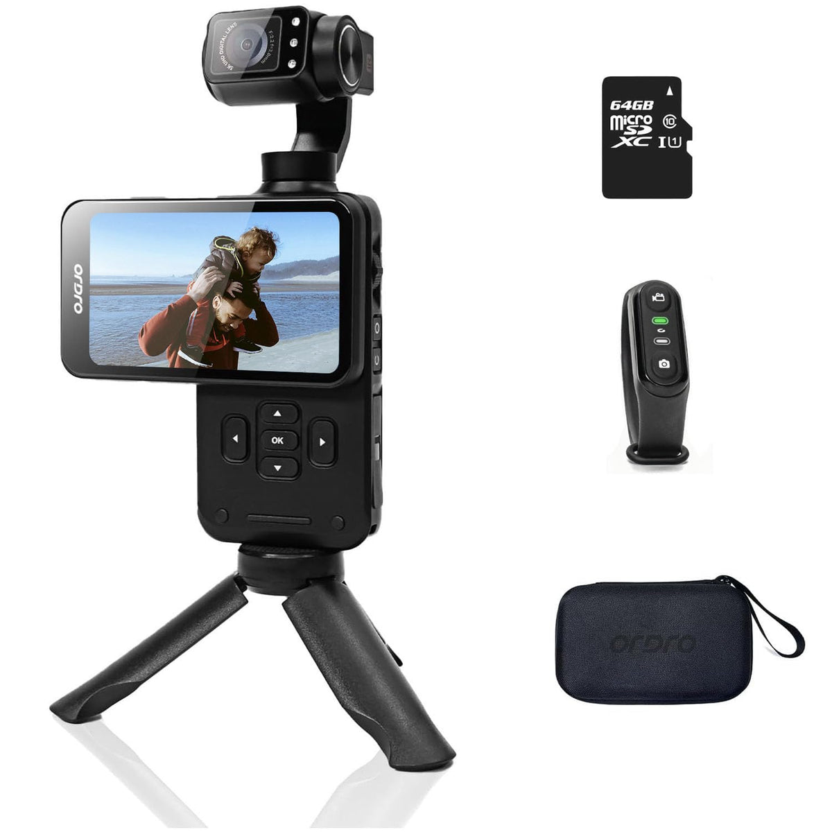 ORDRO M5 5K sensor shot showing detailed daytime footage for travel and vlogging