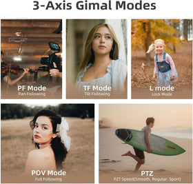 ORDRO M5 3.5-inch rotatable screen aids perfect selfies and framing.