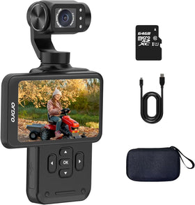 ORDRO M5 front view for easy framing and on-the-go vlogging.