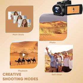 ORDRO Z36 bundle includes 32GB card and two batteries