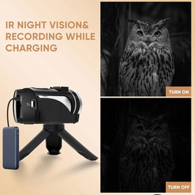 ORDRO Z36 built-in fill light highlights indoor recording