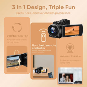 ORDRO Z36 18x digital zoom for distant subjects