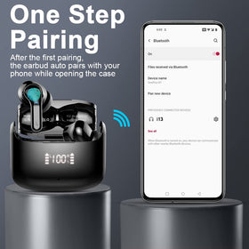 Ordtop IPX8 waterproof earbuds withstand sweat and rain during workouts