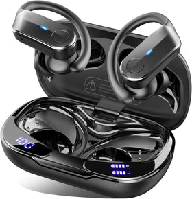 Ordtop T8 Earbuds waterproof design for workouts and rain.
