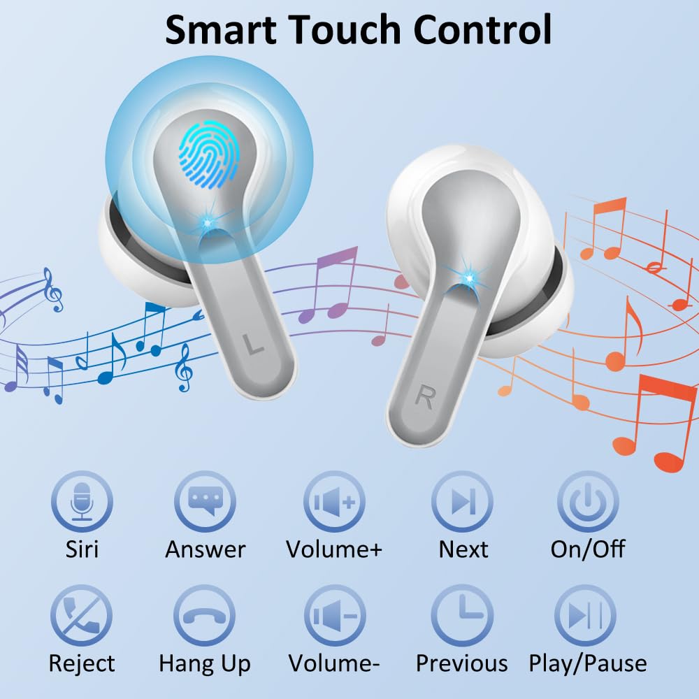 Ordtop ultralight earbuds stay secure during workouts