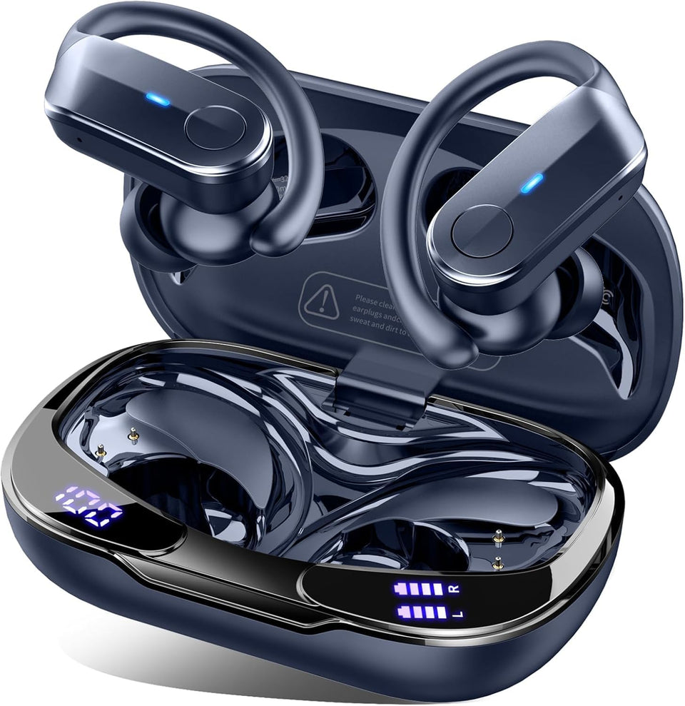 Ordtop wireless earbuds with IPX8 waterproof design for workouts and sweat resistance