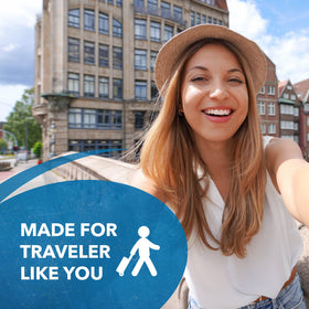 OREI 12-pack US-to-EU adapters, great for travel groups.
